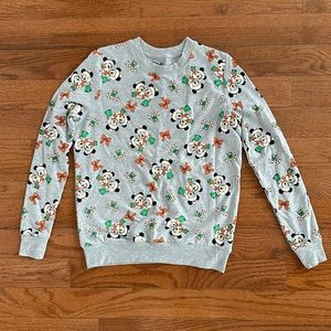 New Disney Christmas lightweight sweatshirt - Minnie and Mickey Mouse